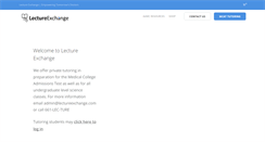 Desktop Screenshot of lectureexchange.com